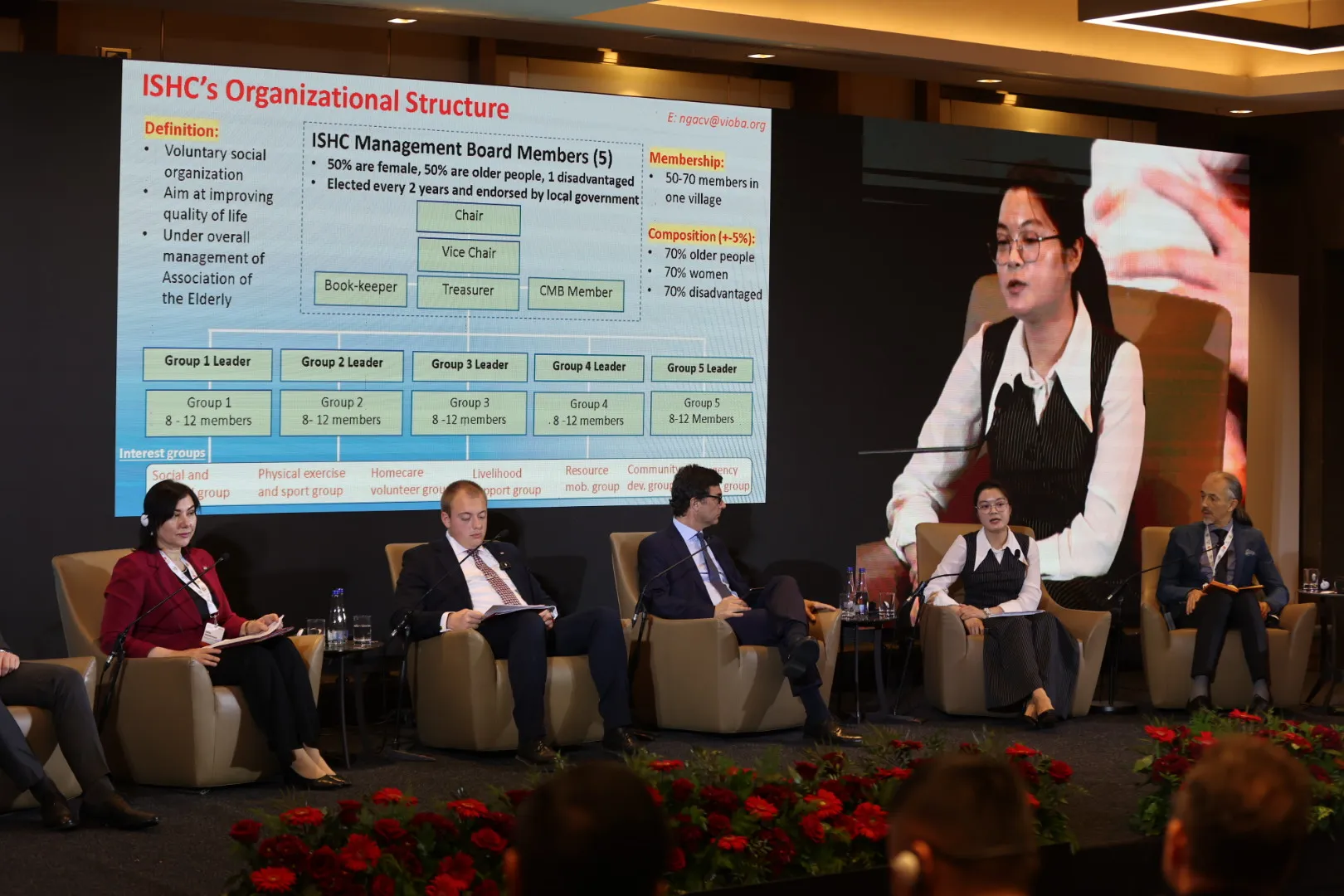Mô hình CLB Liên thế hệ Tự giúp nhau được chia sẻ tại hội nghị quốc tế về dân số